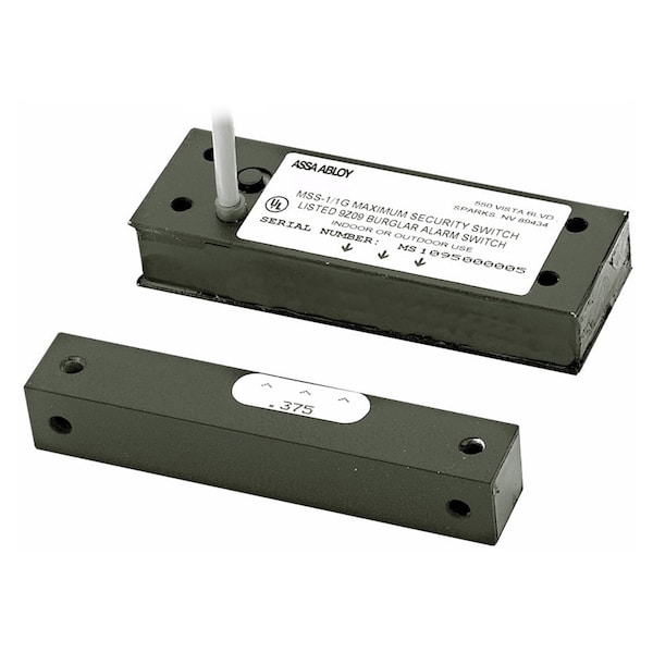Mag Lock, High Security Switch, Black, 12/24 VDC